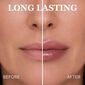 Luminess Cosmetics Hot Kiss Brown Sugar Lip Plumper before and after results showing visibly fuller, smoother, and more voluminous lips. image number null